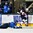 GRAND FORKS, NORTH DAKOTA - APRIL 23: USA's Clayton Keller #19 chips the puck over Finland's Urho Vaakanainen #7 during semifinal round action at the 2016 IIHF Ice Hockey U18 World Championship. (Photo by Minas Panagiotakis/HHOF-IIHF Images)

